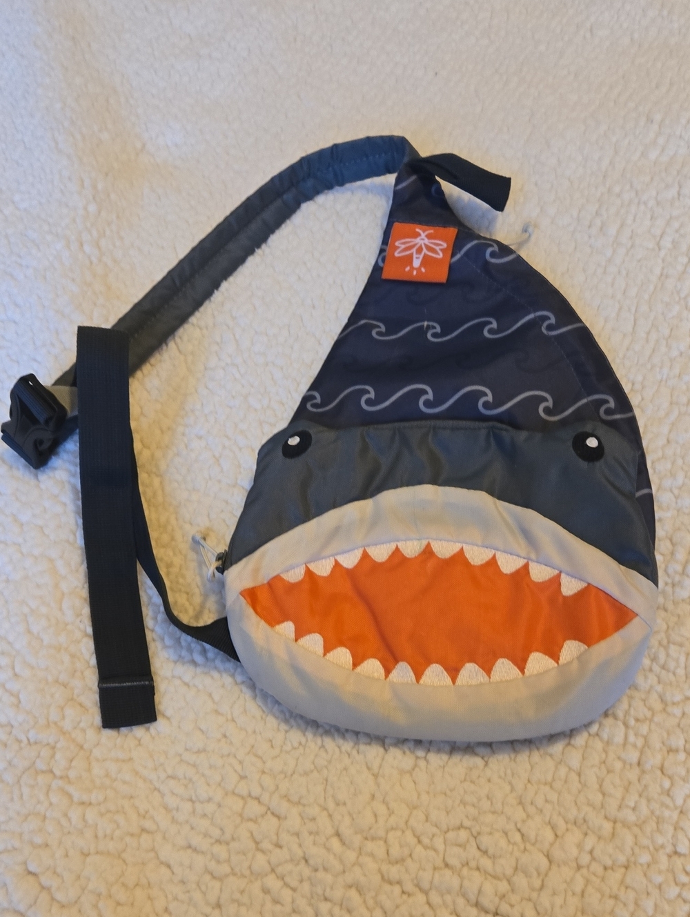 Kids Shark Sling Bag - Playful Crossbody Backpack